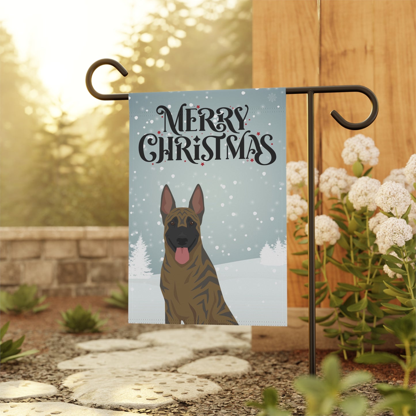 Dutch Shepherd Dog Garden Flag
