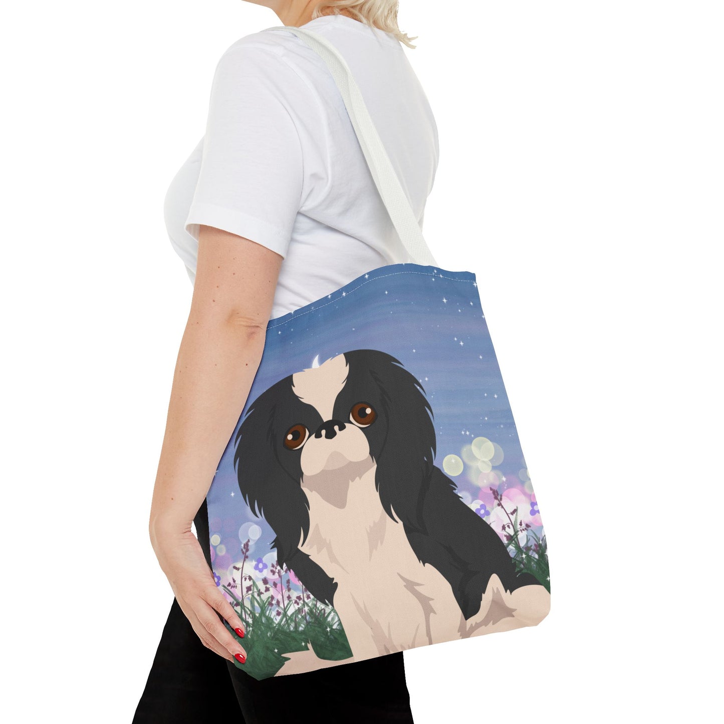 Japanese Chin Dog Tote Bag 16x16