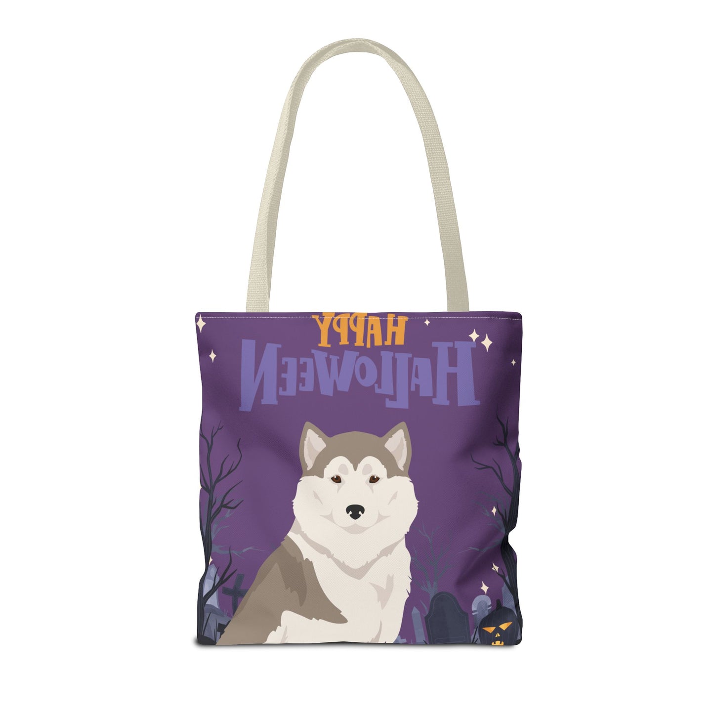 Greenland Dog Dog Happy Halloween Tote Bag 16x16