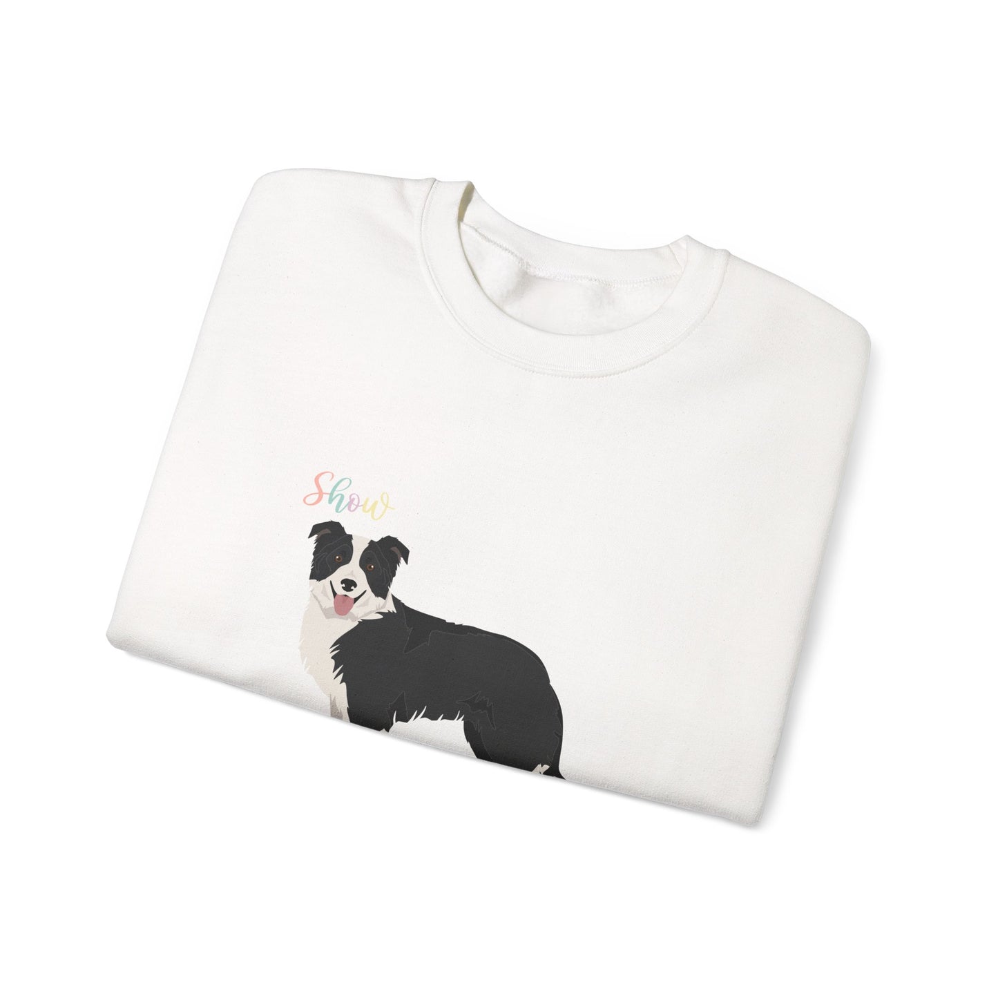 Border Collie Dog Unisex Heavy Blend Crewneck Sweatshirt
