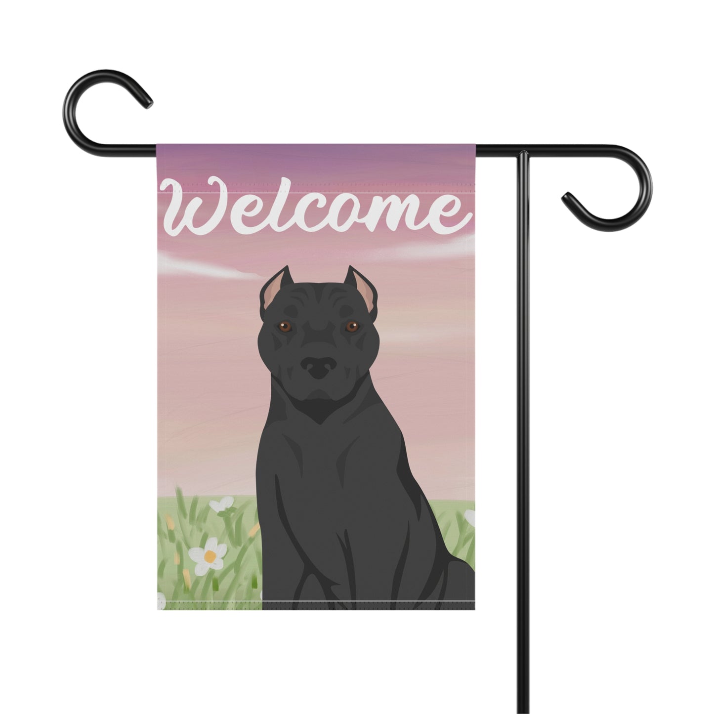 American Staffordshire Terrier Dog Welcome Garden Flag