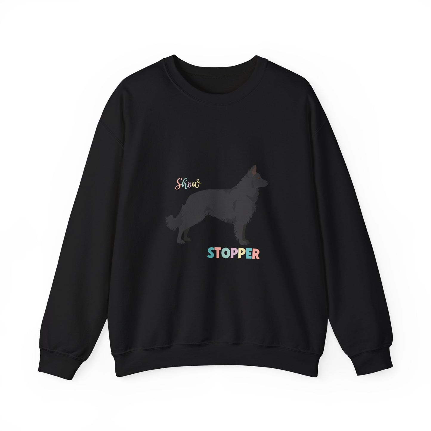 Mudi Dog Dog Unisex Heavy Blend Crewneck Sweatshirt