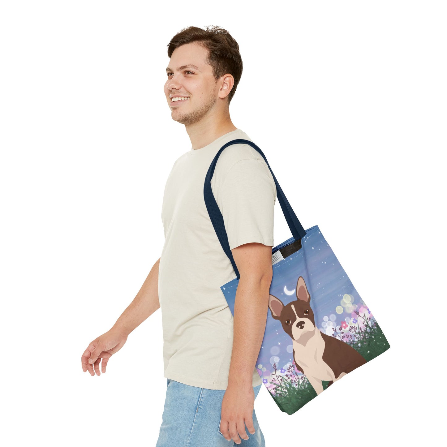 Boston Terrier Dog Tote Bag 16x16
