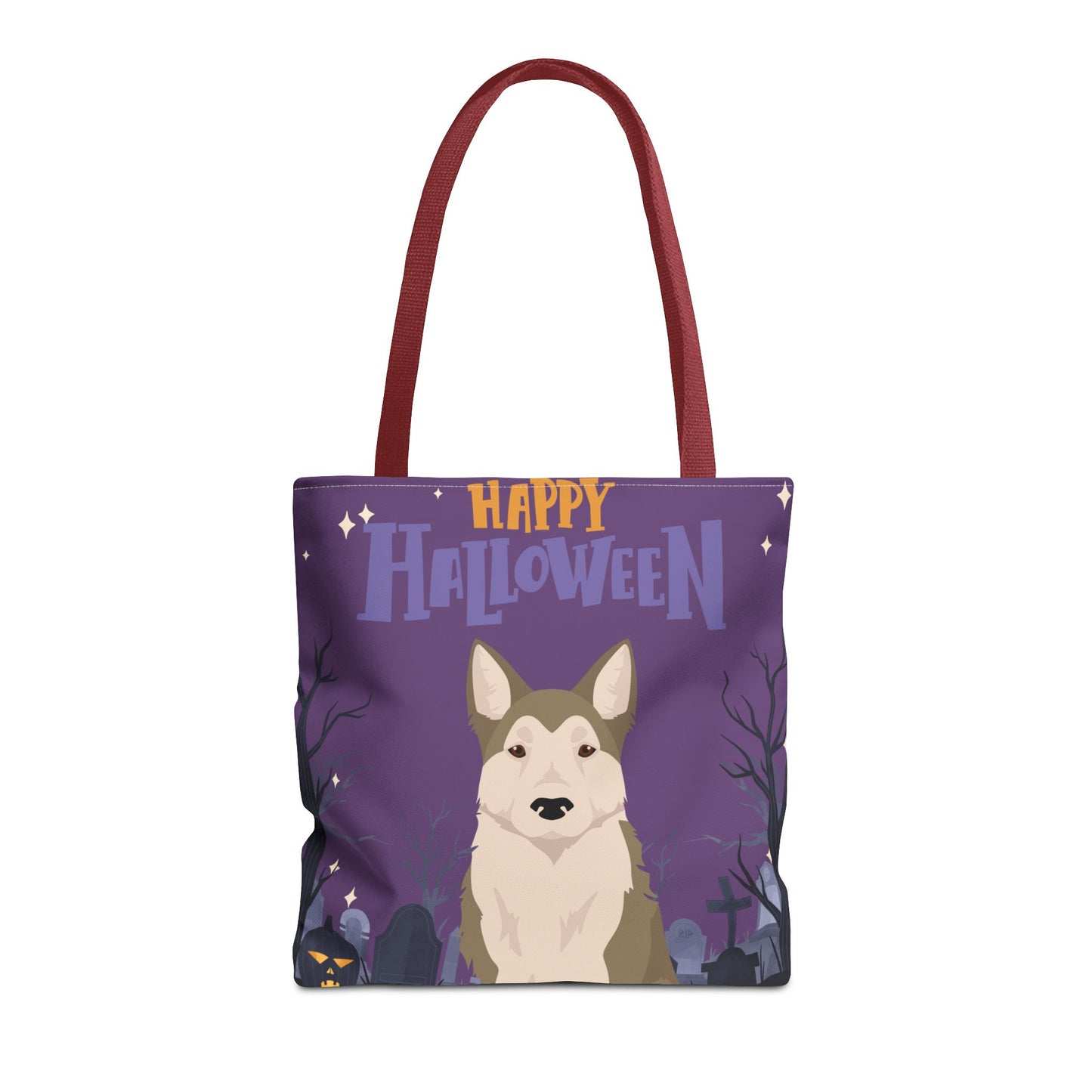 West Siberian Laika Dog Happy Halloween Tote Bag 16x16