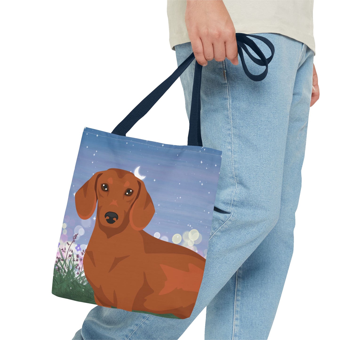 Dachshund Dog Tote Bag 13x13