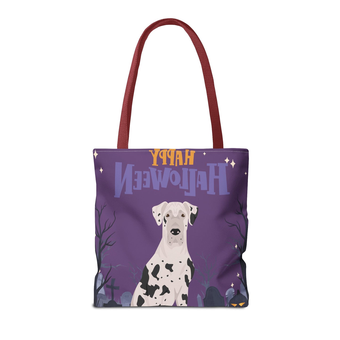 Great Dane Dog Happy Halloween Tote Bag 16x16