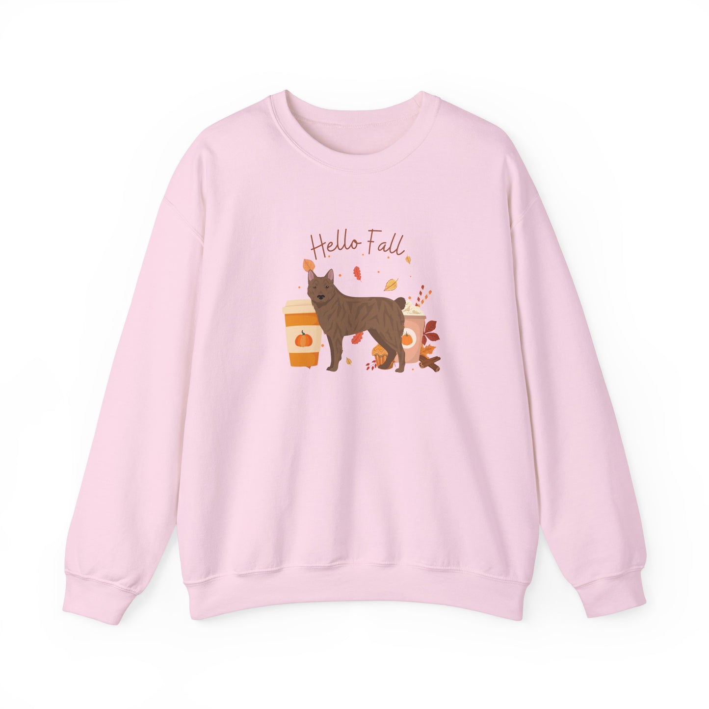 Donggyeongi Dog Fall Unisex Heavy Blend Crewneck Sweatshirt