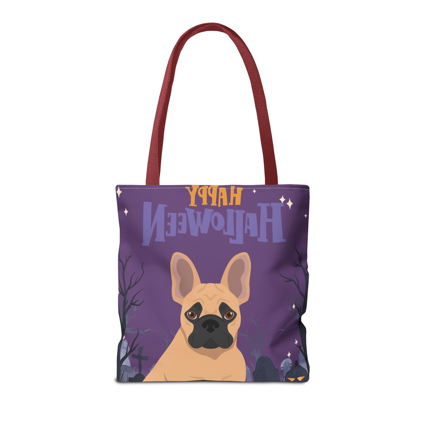 French Bulldog Dog Happy Halloween Tote Bag 16x16