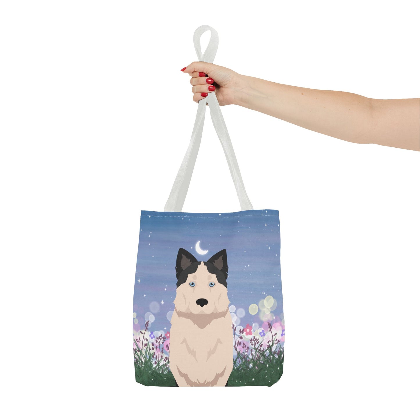 Yakutian Laika Dog Tote Bag 13x13