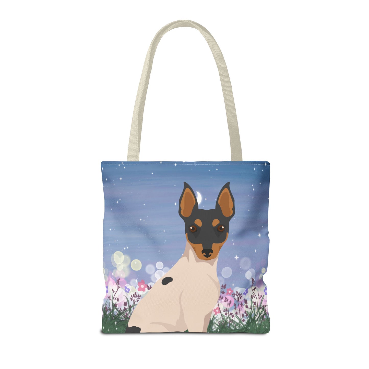 Toy Fox Terrier Dog Tote Bag 16x16