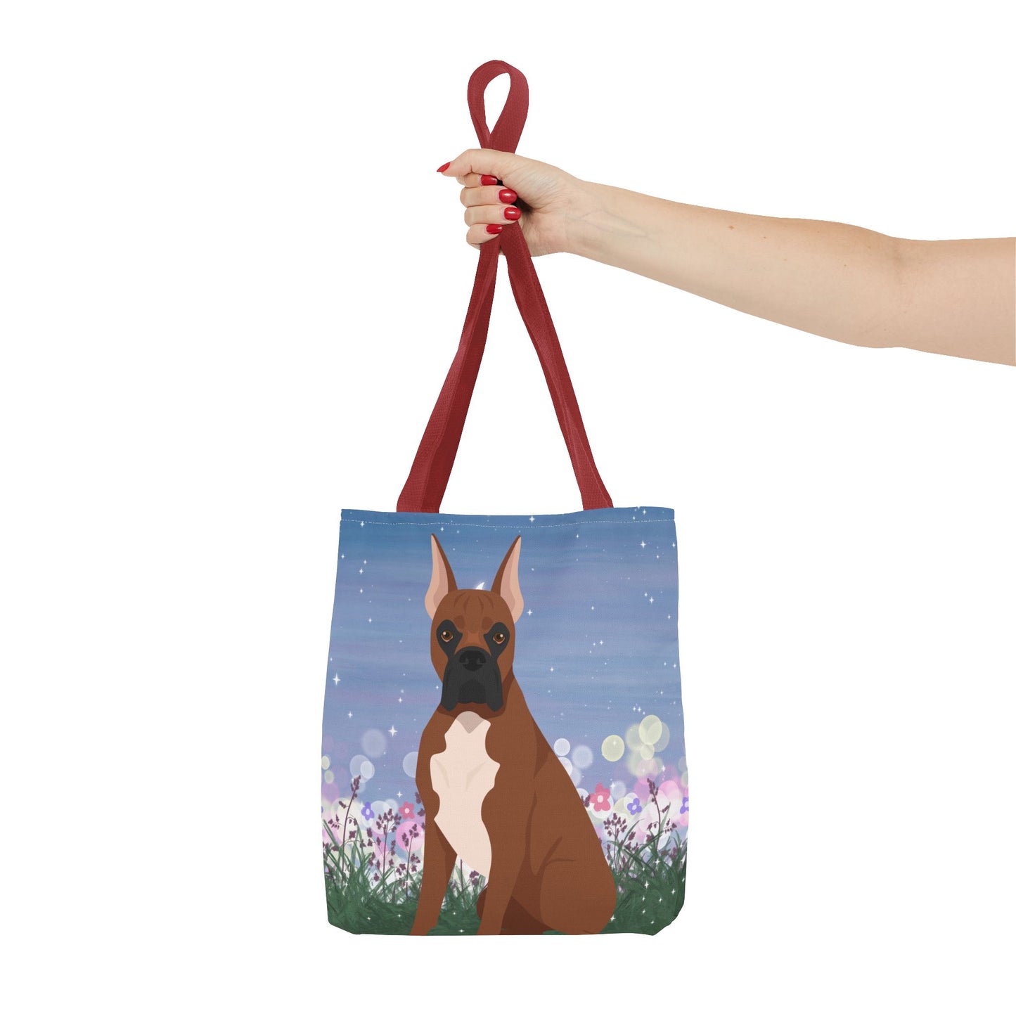 Boxer Dog Tote Bag 13x13