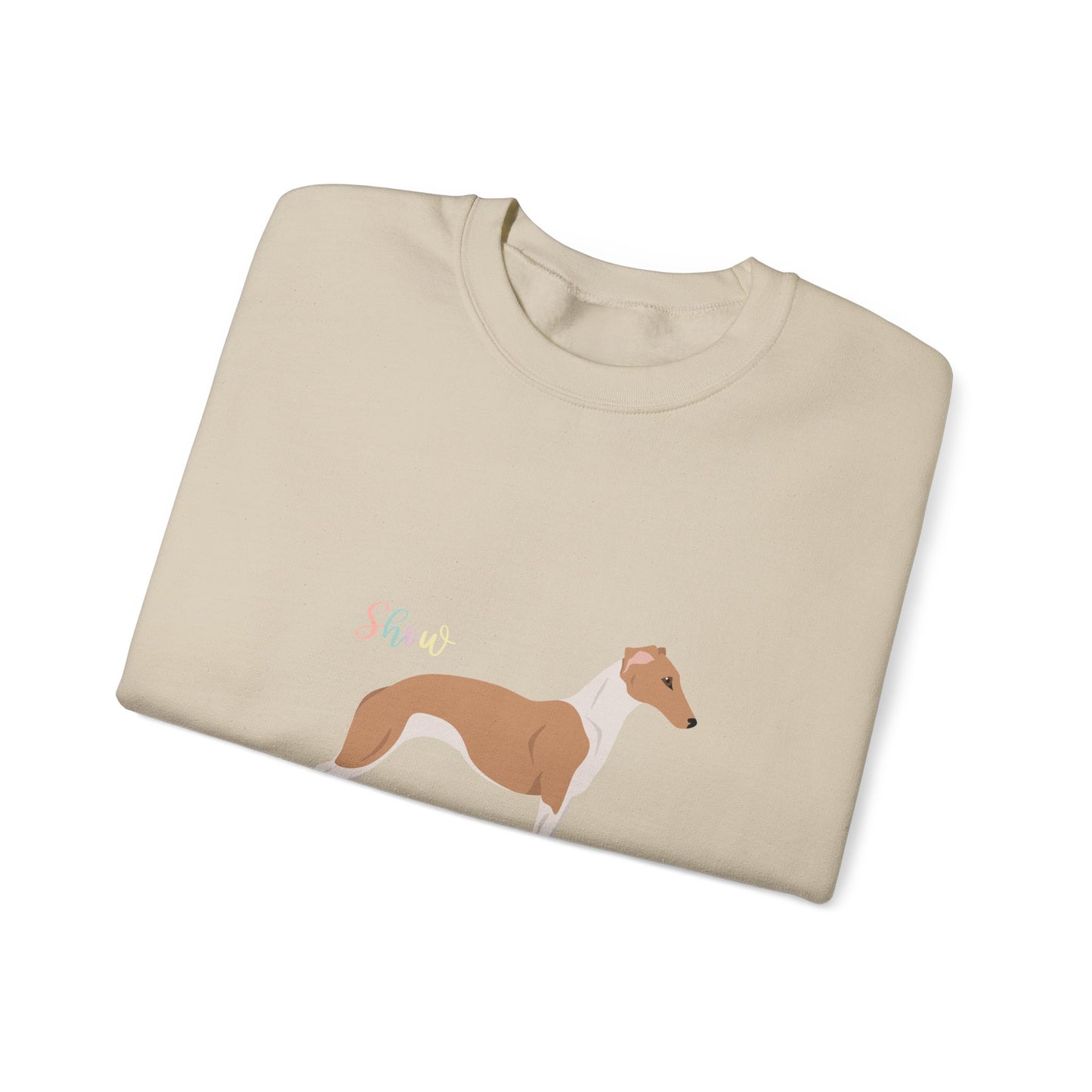 Whippet Dog Unisex Heavy Blend Crewneck Sweatshirt