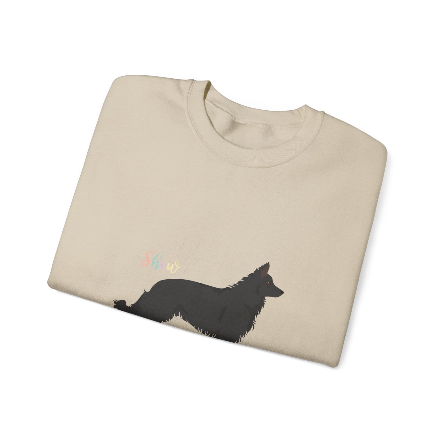 Mudi Dog Dog Unisex Heavy Blend Crewneck Sweatshirt
