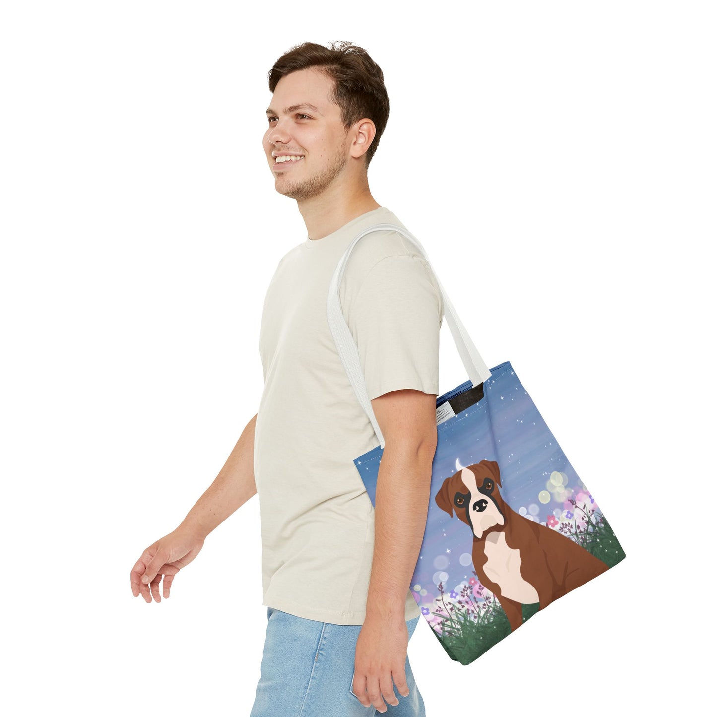Boxer Dog Tote Bag 16x16