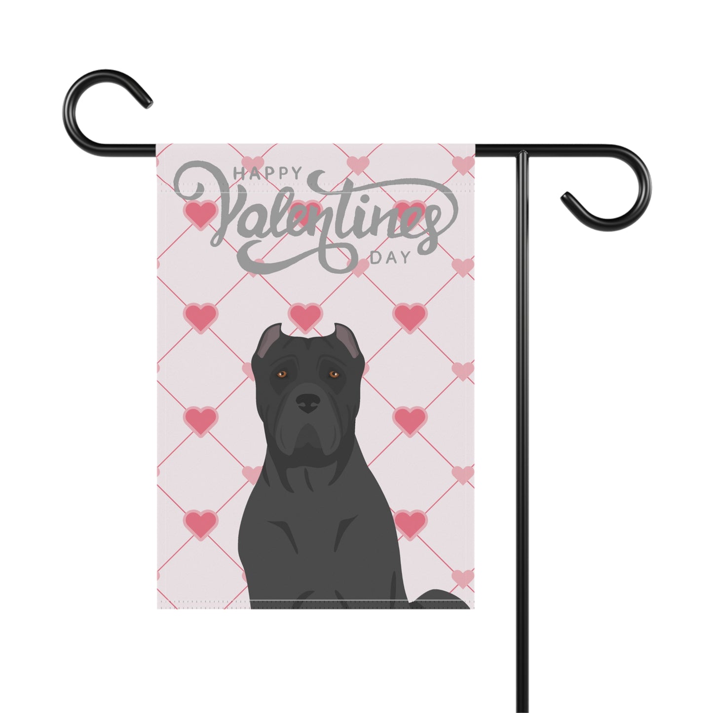 Cane Corso Dog Valentines Day Garden Flag