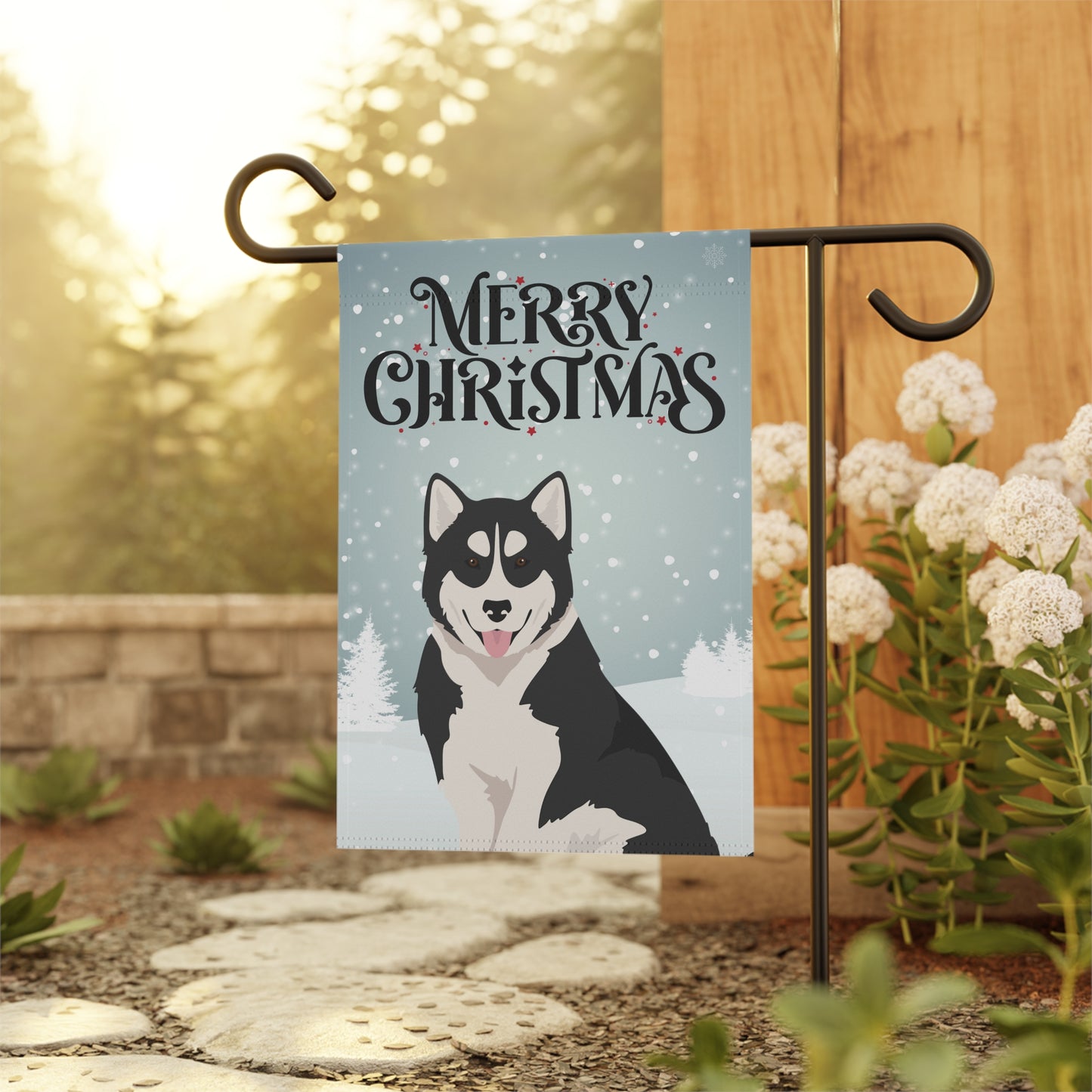 Canadian Inuit Dog Garden Flag