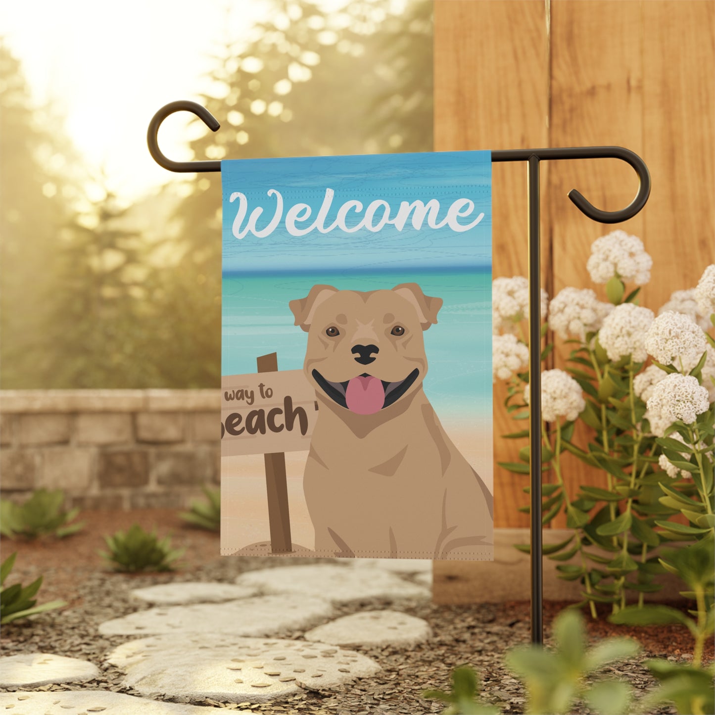 Staffordshire Bull Terrier Dog Garden Flag