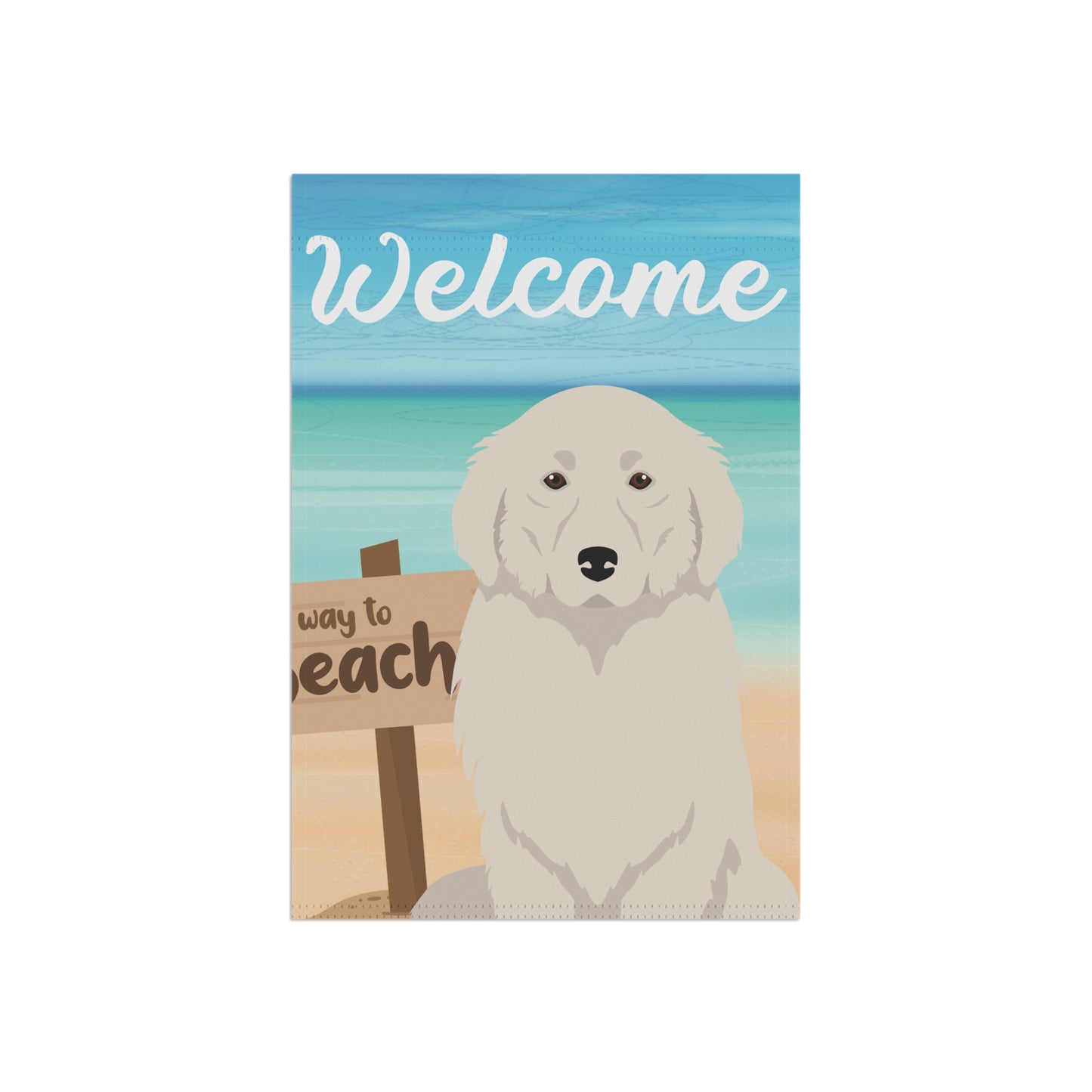 Great Pyrenees Dog Garden Flag
