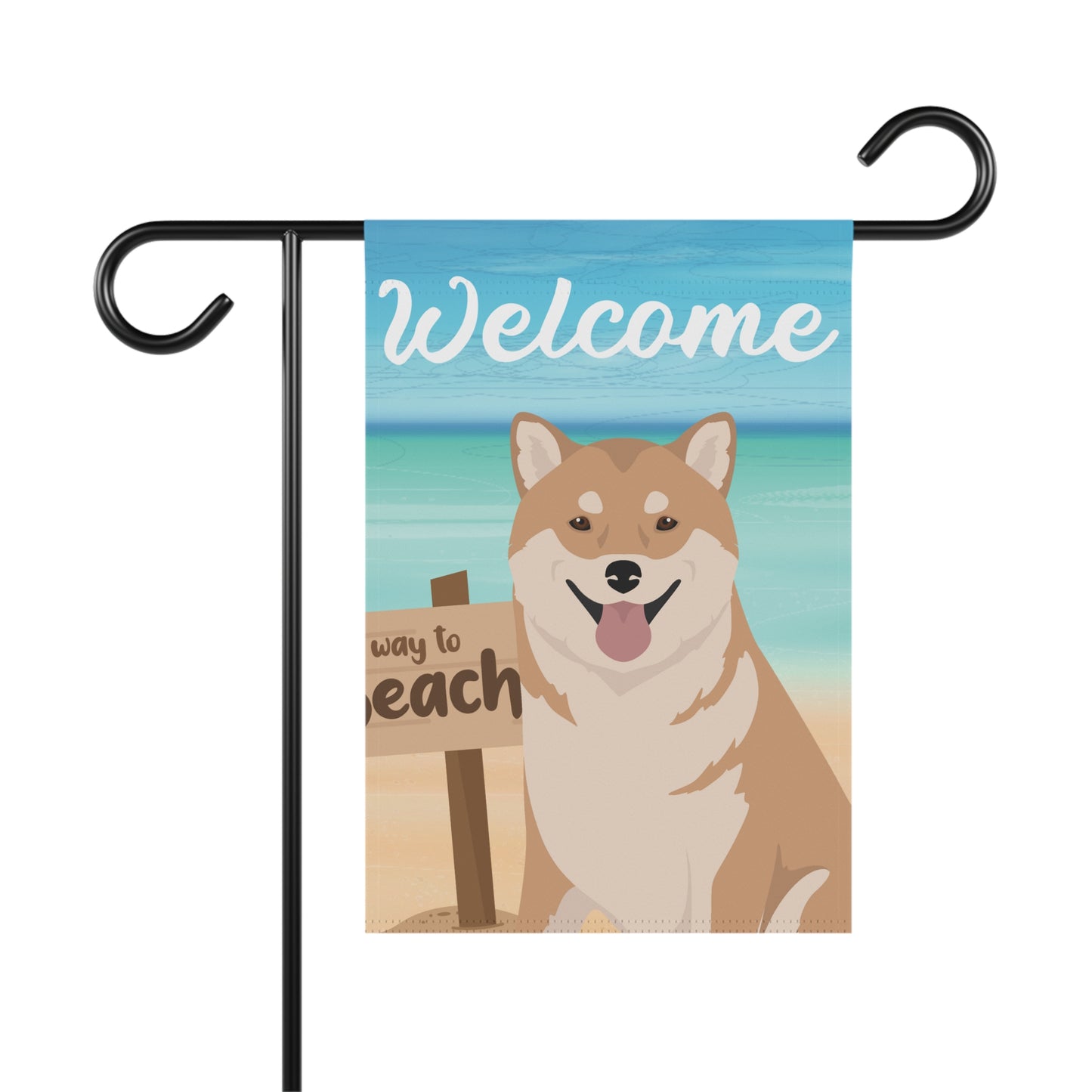 Shiba Inu Dog Garden Flag