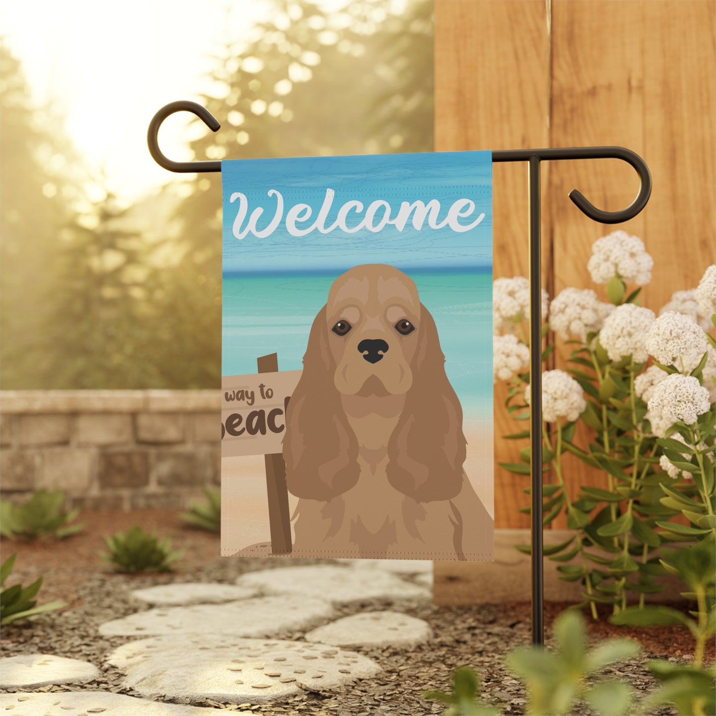 Cocker Spaniel Dog Garden Flag