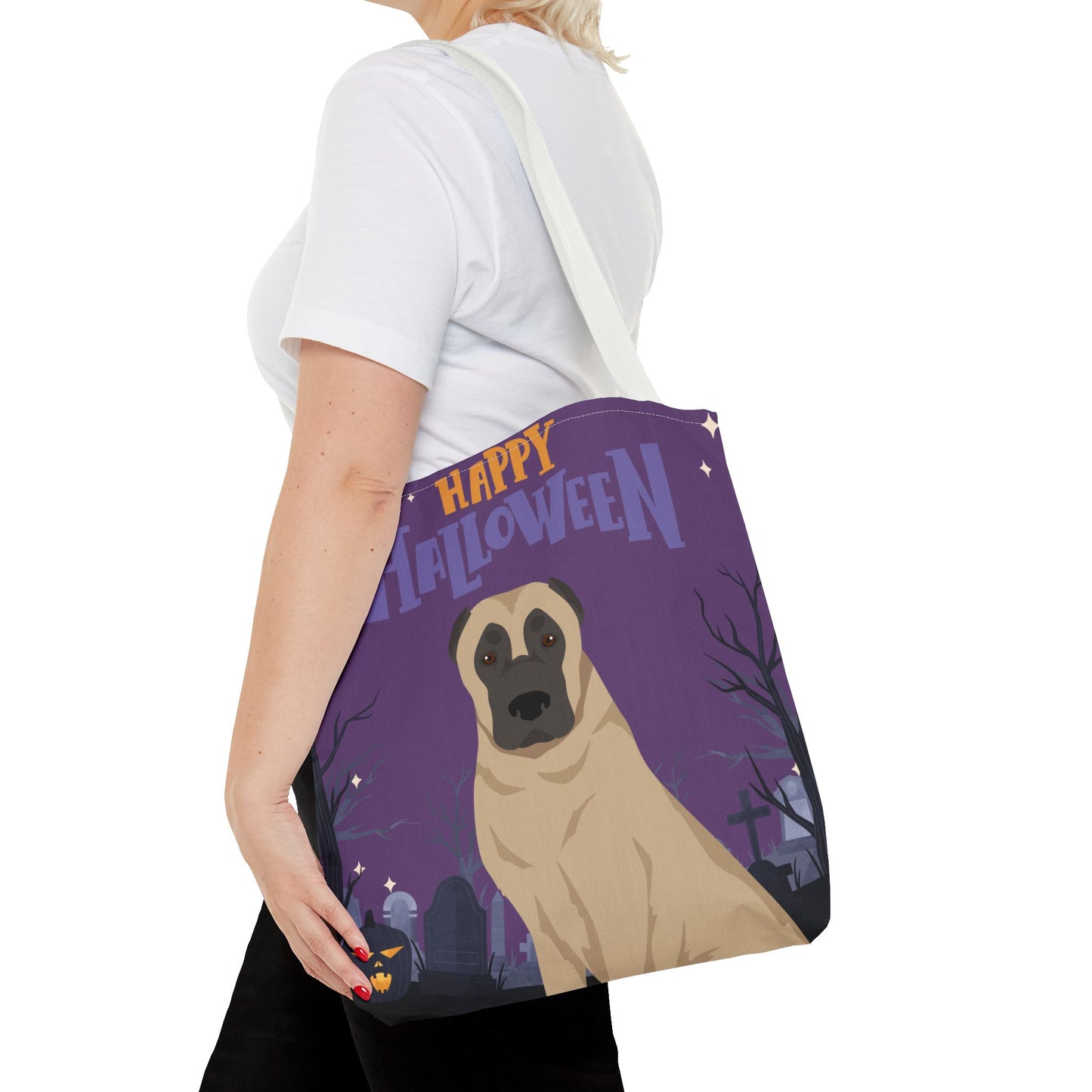 Kangal Dog Happy Halloween Tote Bag 16x16