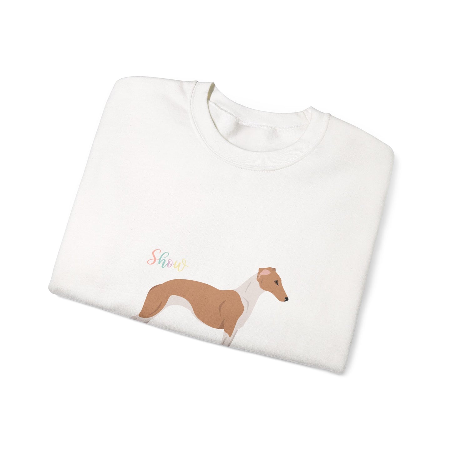 Whippet Dog Unisex Heavy Blend Crewneck Sweatshirt