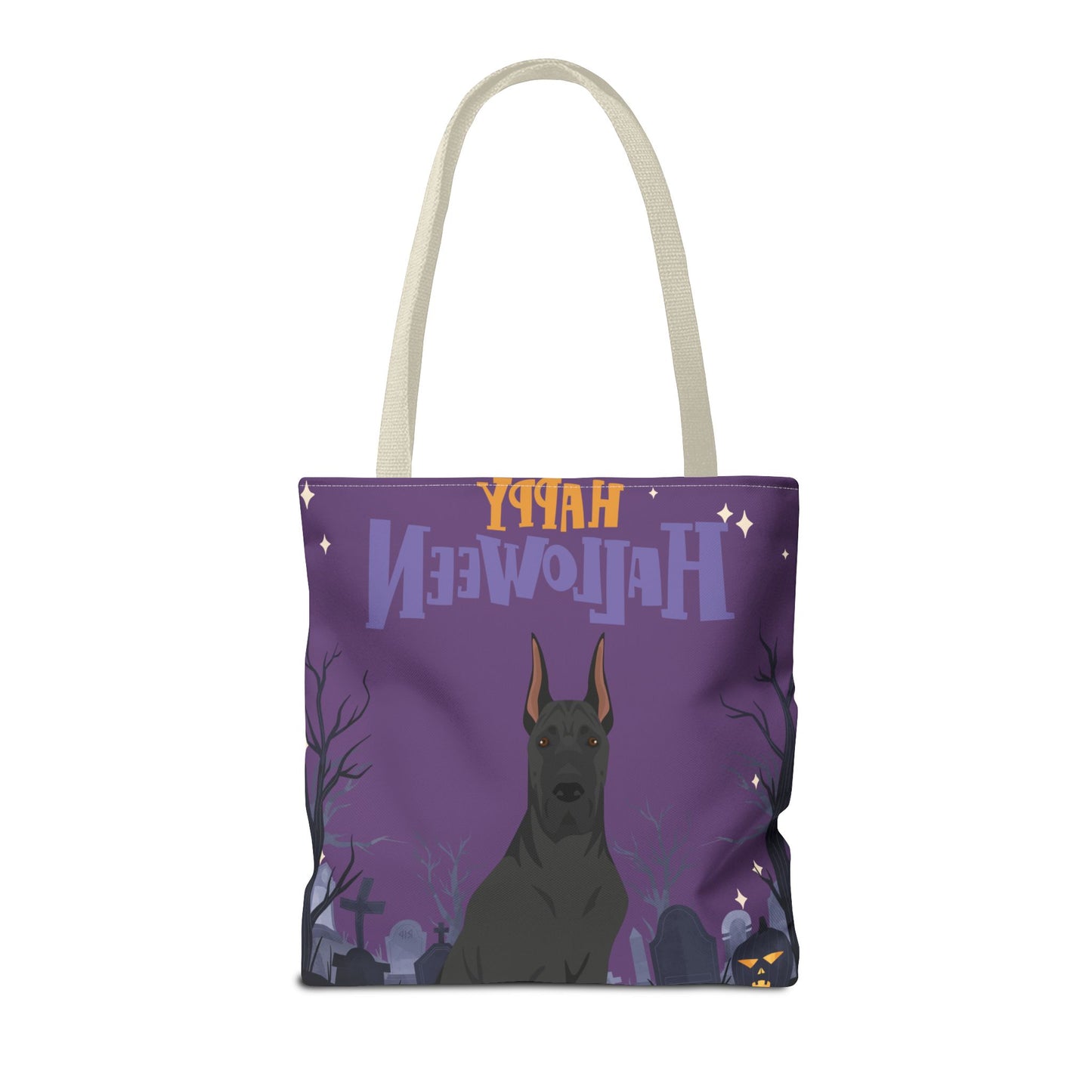 Great Dane Dog Happy Halloween Tote Bag 16x16