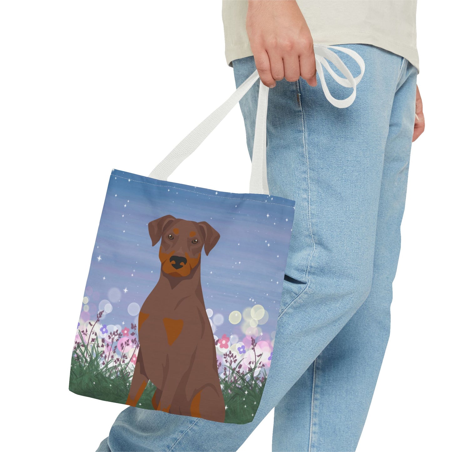 Dobermann Pinscher Dog Tote Bag 13x13