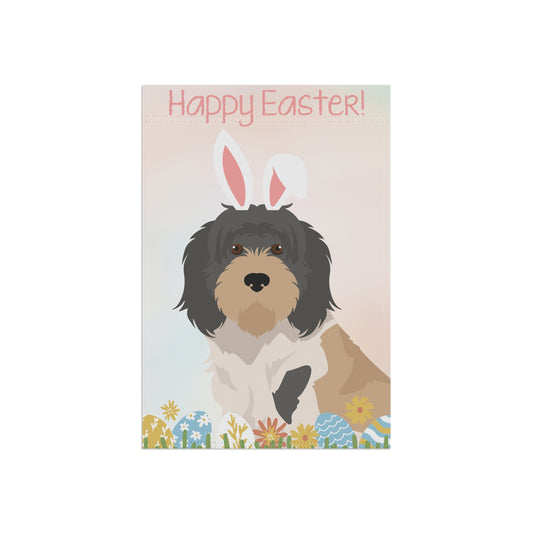 Grand Bassett Griffon Vendeen Dog Happy Easter Garden Flag