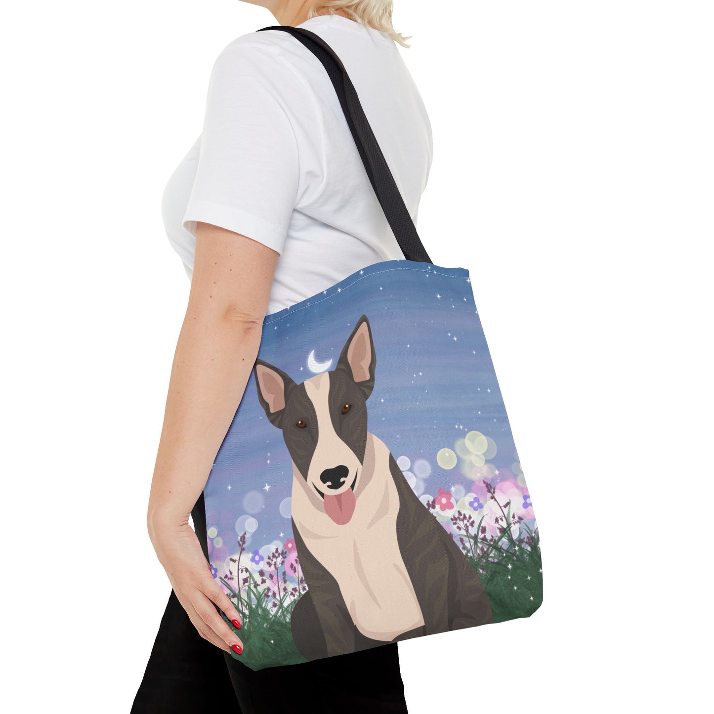 Bull Terrier Dog Tote Bag 16x16