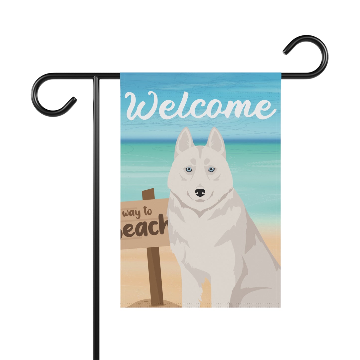 Siberian Husky Dog Garden Flag