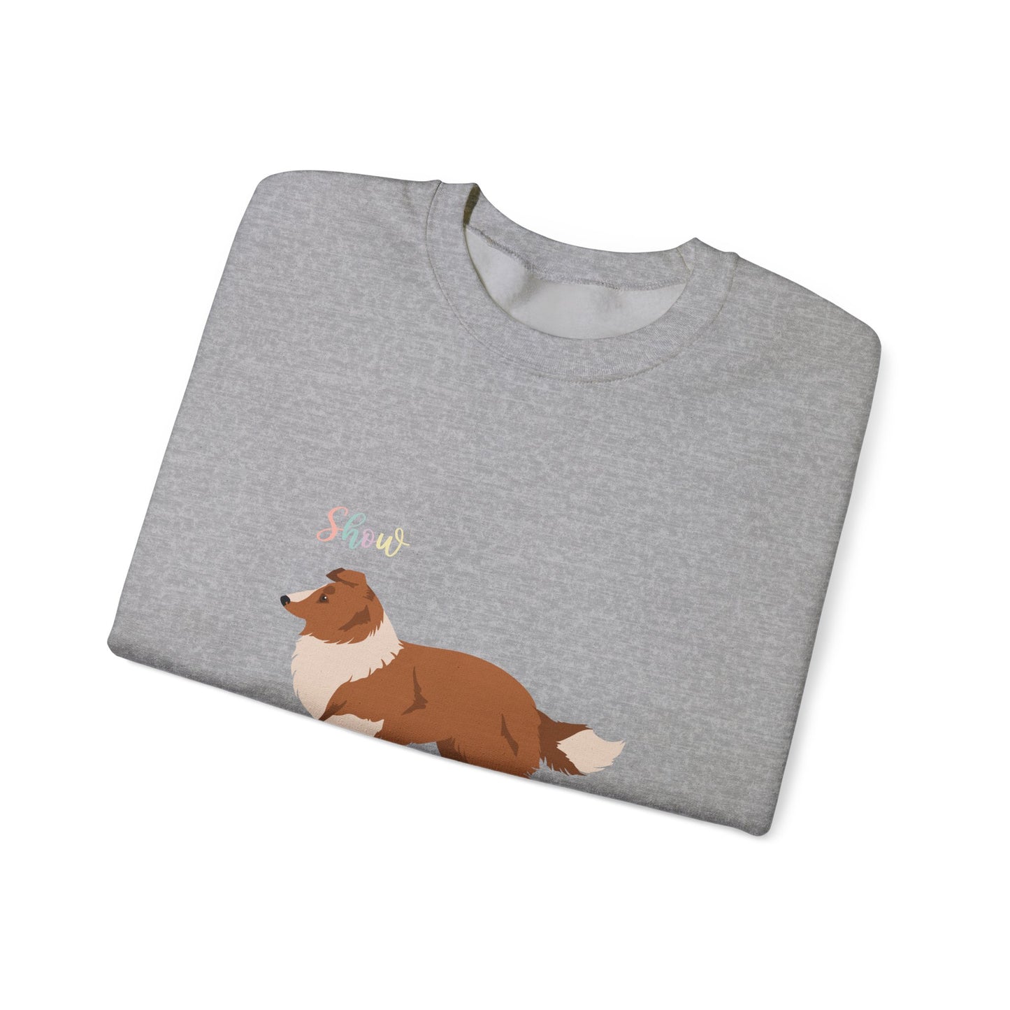 Shetland Sheepdog Dog Unisex Heavy Blend Crewneck Sweatshirt