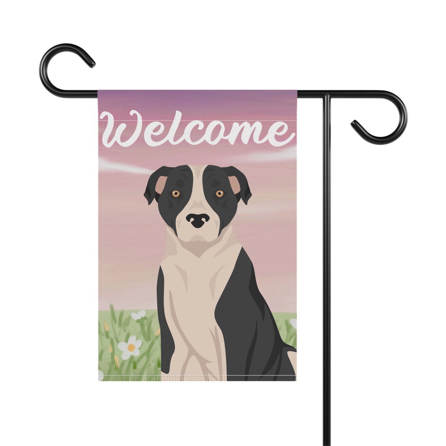 American Staffordshire Terrier Dog Welcome Garden Flag