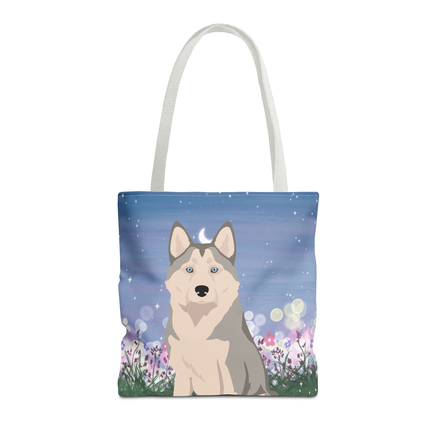 Alaskan Husky Dog Tote Bag 16x16