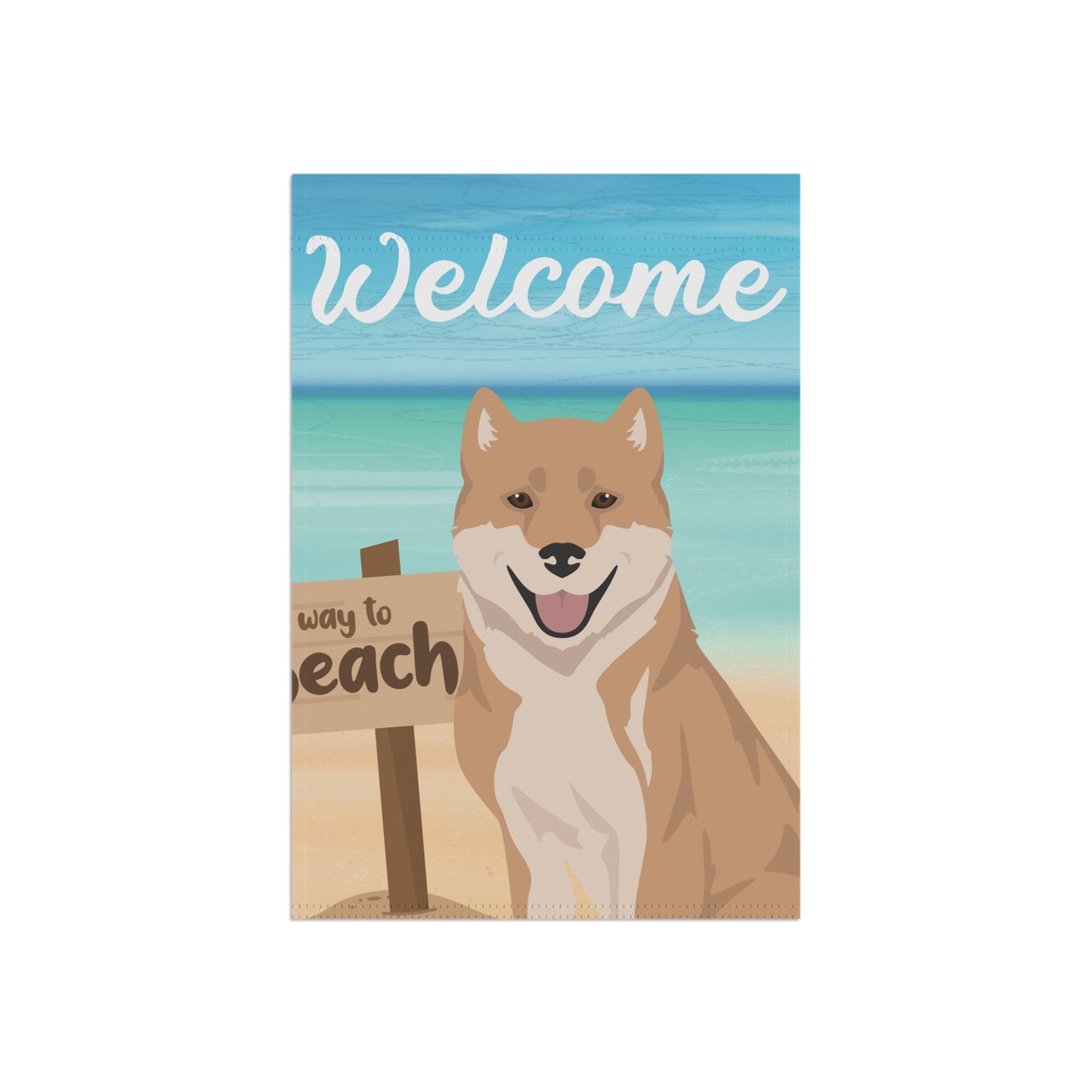 Kishu Ken Dog Garden Flag