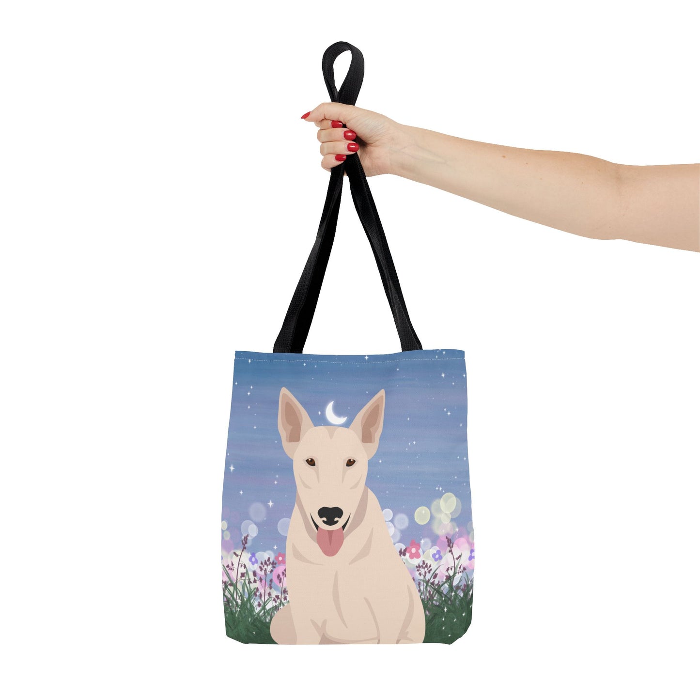 Bull Terrier Dog Tote Bag 13x13