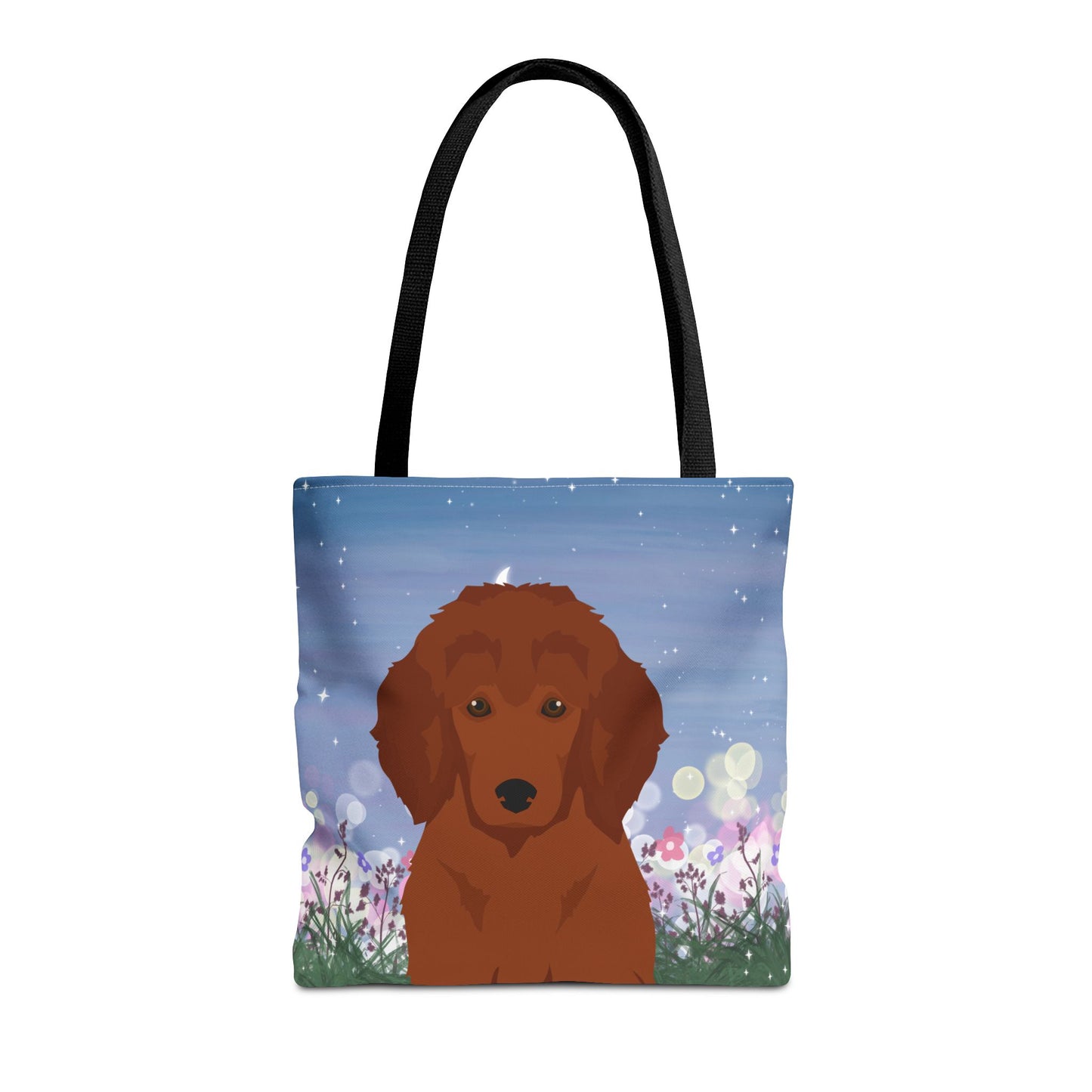 Poodle Dog Tote Bag 16x16