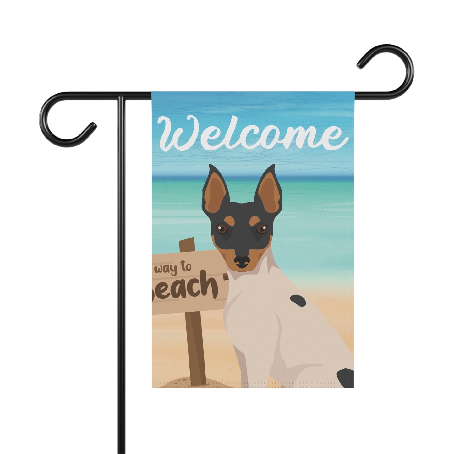 Toy Fox Terrier Dog Garden Flag