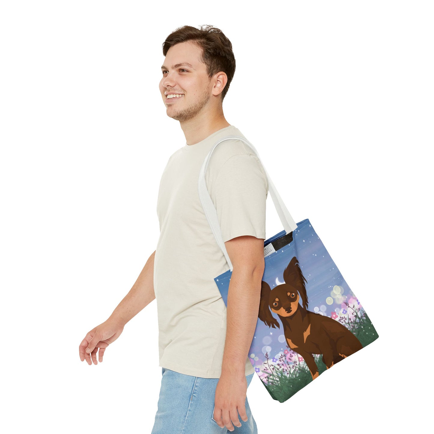 Russian Toy Terrier Dog Tote Bag 16x16