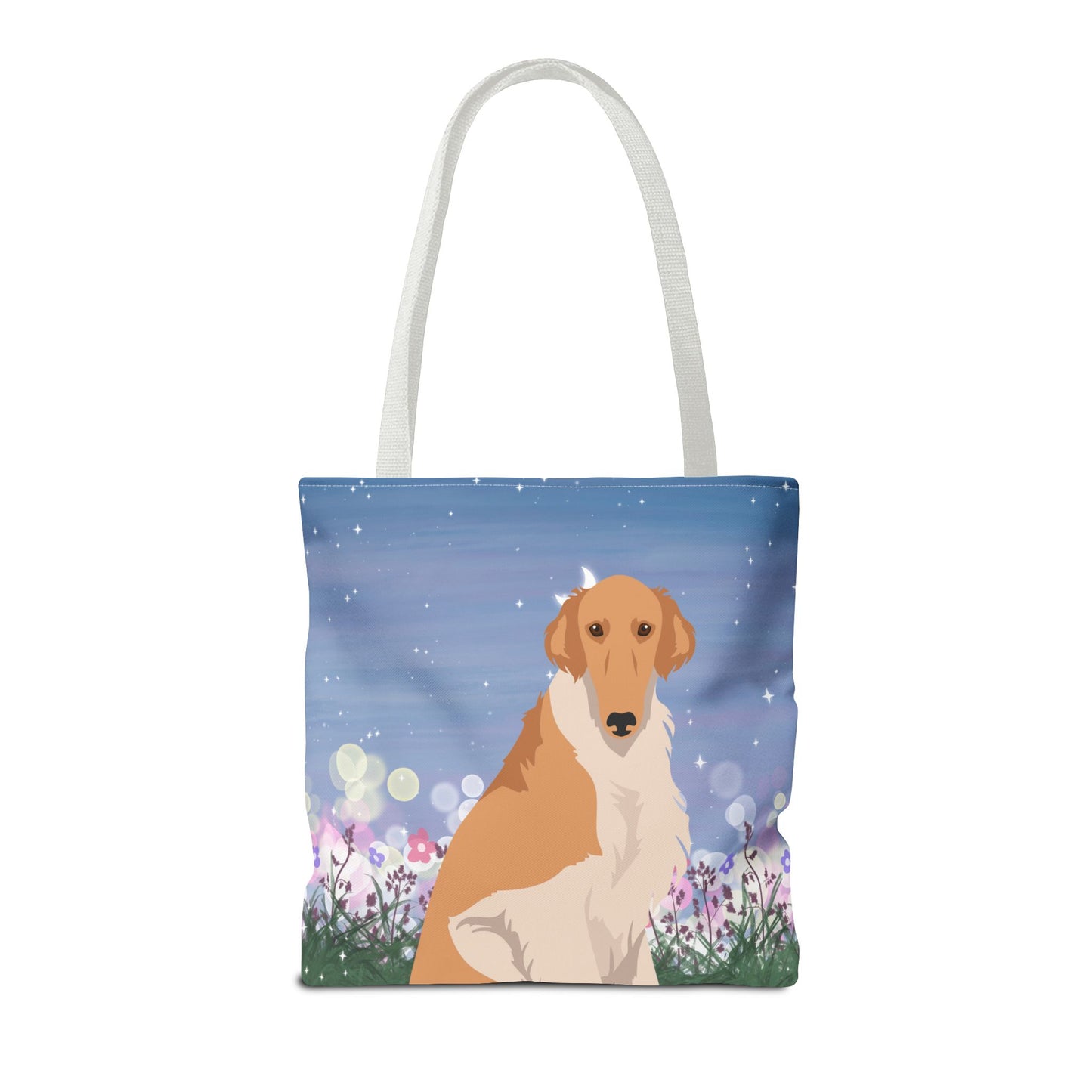 Borzoi Dog Tote Bag 16x16