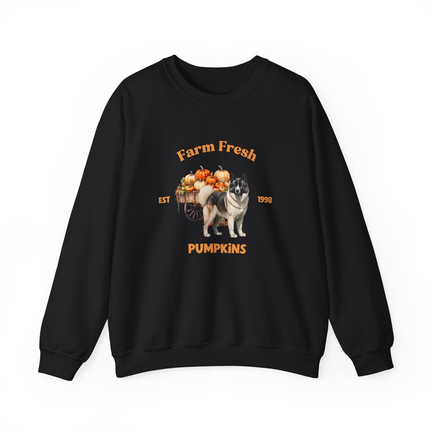 American Akita Dog Fall Unisex Heavy Blend Crewneck Sweatshirt