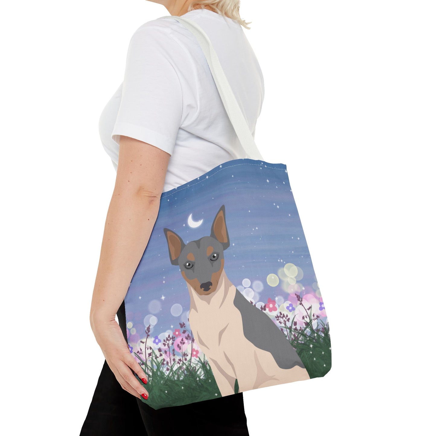 Brazilian Terrier Dog Tote Bag 16x16
