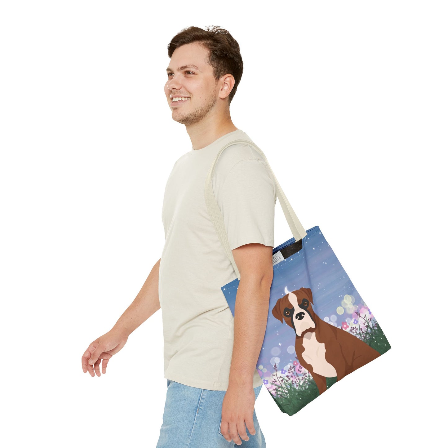 Boxer Dog Tote Bag 16x16