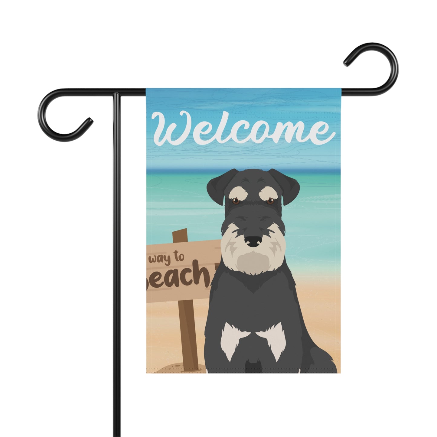 Schnauzer Dog Garden Flag