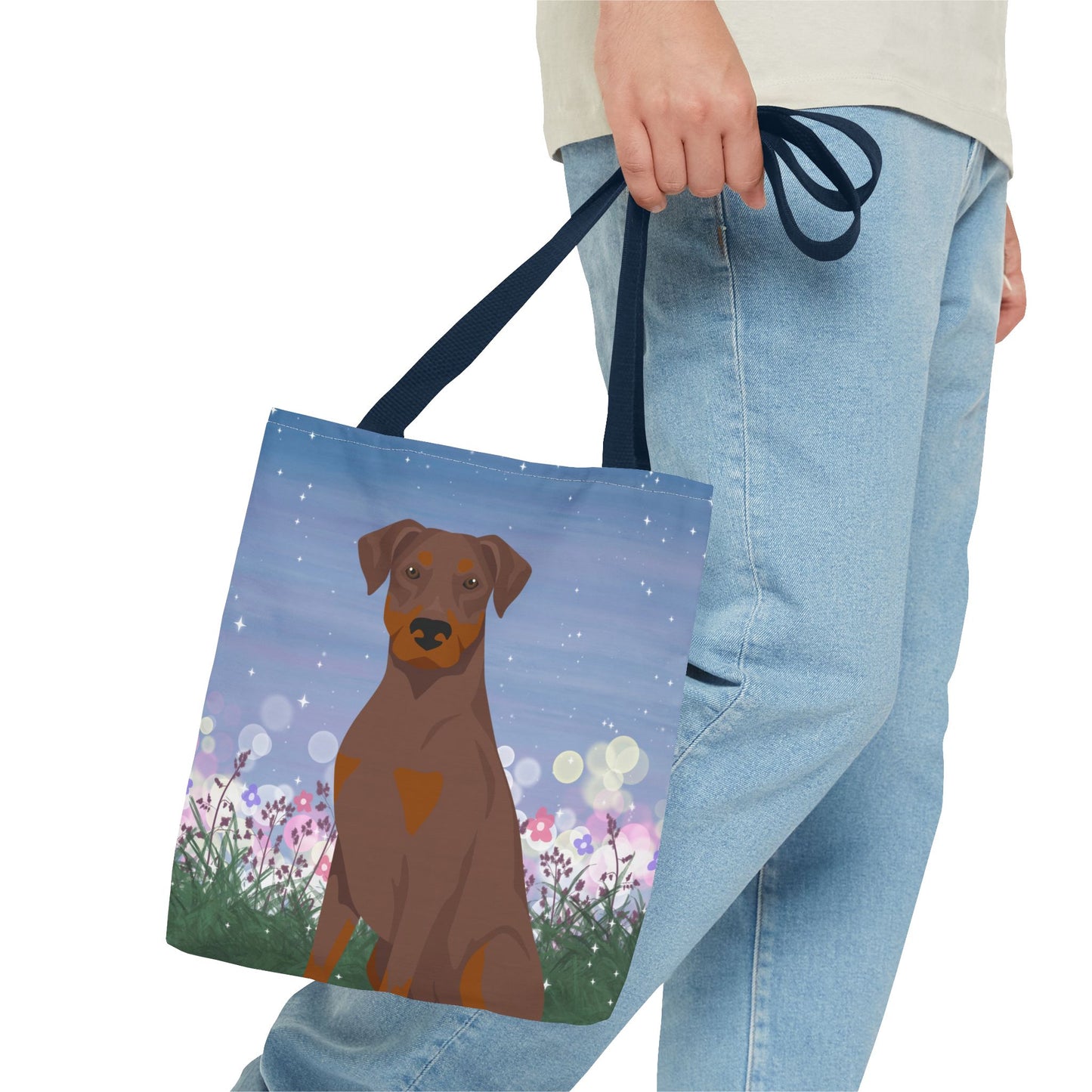 Dobermann Pinscher Dog Tote Bag 13x13