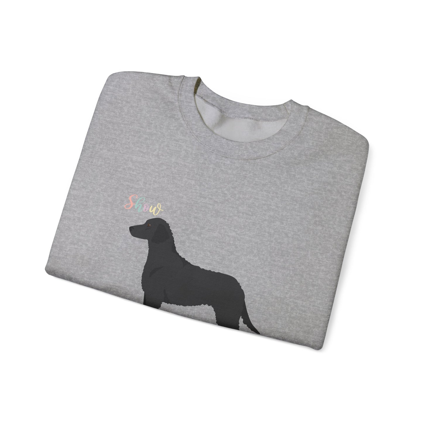Curly Coated Retriever Dog Unisex Heavy Blend Crewneck Sweatshirt
