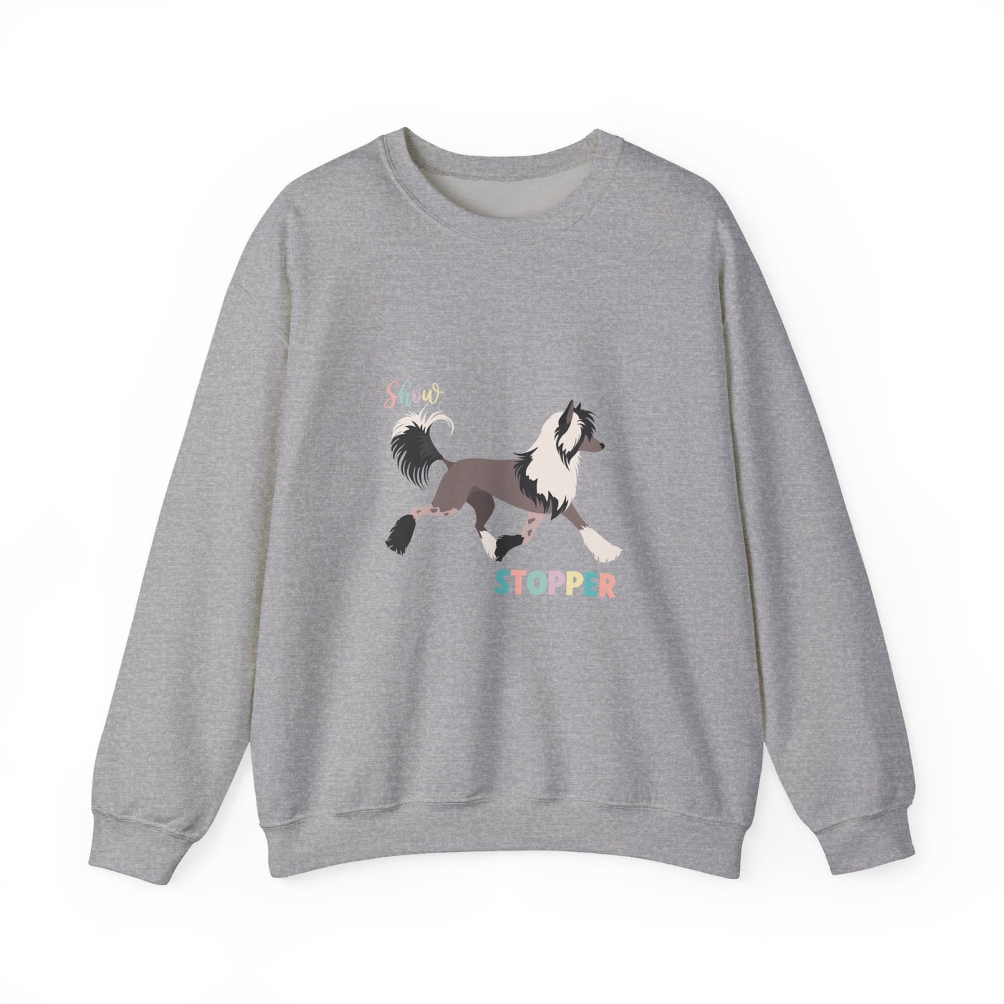 Chinese Crested Dog Dog Unisex Heavy Blend Crewneck Sweatshirt