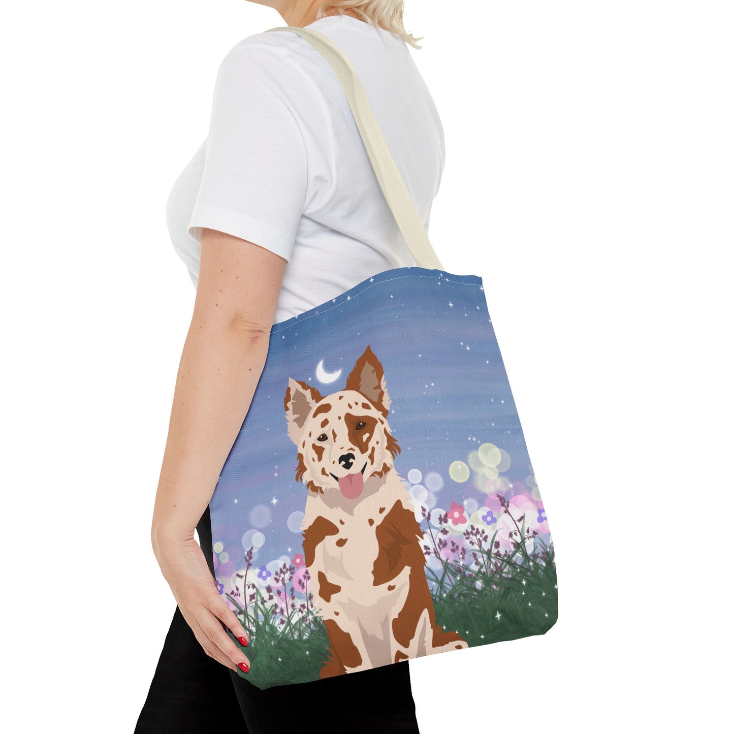Mudi Dog Tote Bag 16x16