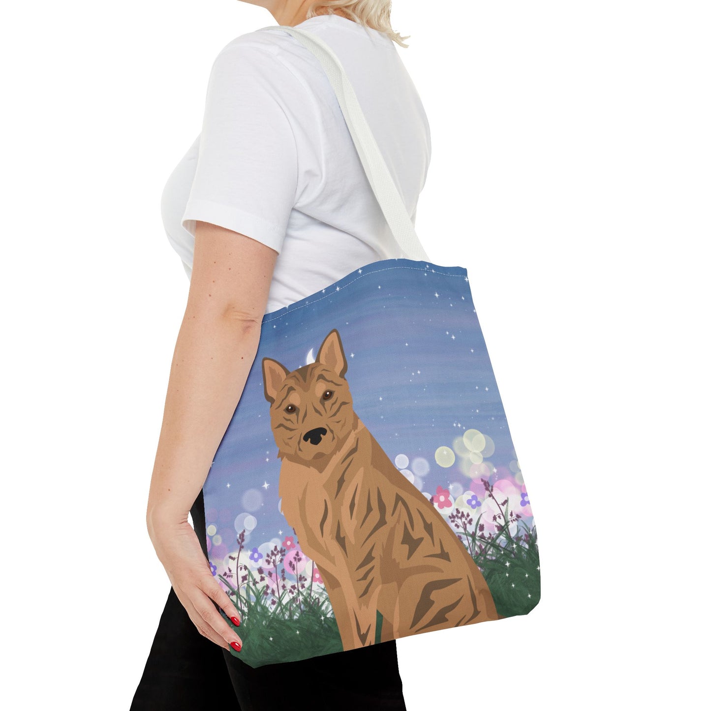 Korean Jindo Dog Tote Bag 16x16