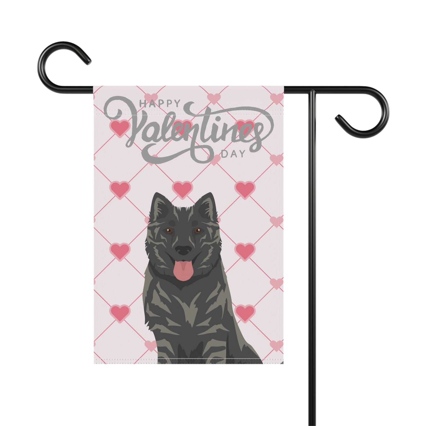 Kintamani Bali Dog Valentines Day Garden Flag